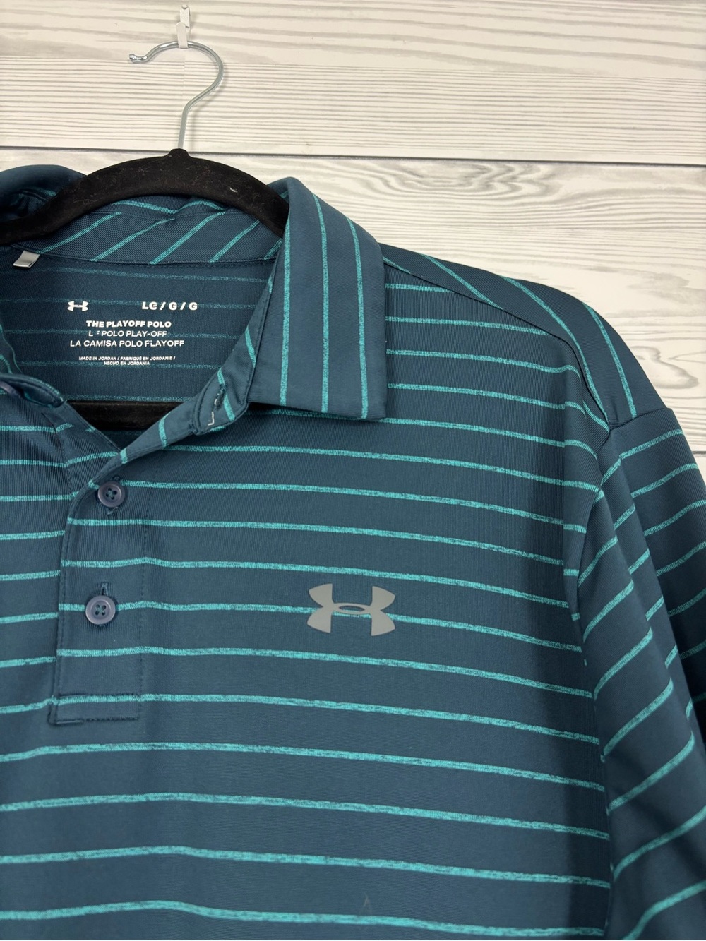 LOT (3) UNDER ARMOUR LOOSE HEAT HEAR THE PLAYOFF POLO SIZE LARGE LOT OF 3 - Picture 3 of 16